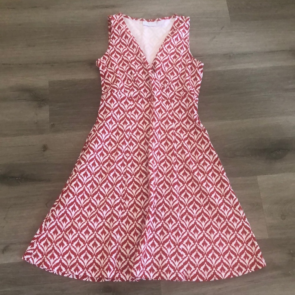 Red Crossover dress